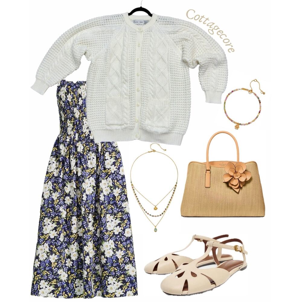 Vintage Baxter & Wells Cable Knit Cardigan XL Cream Coastal Fisherman Sweater